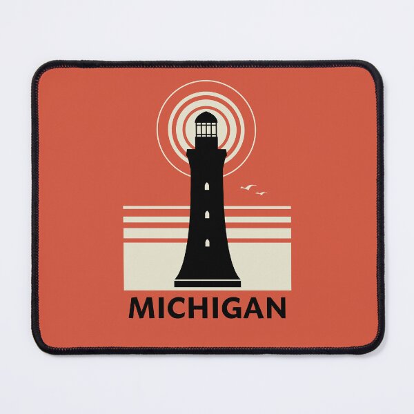 Item preview, Lake Michigan Lighthouse, USA designed and sold by studio838.