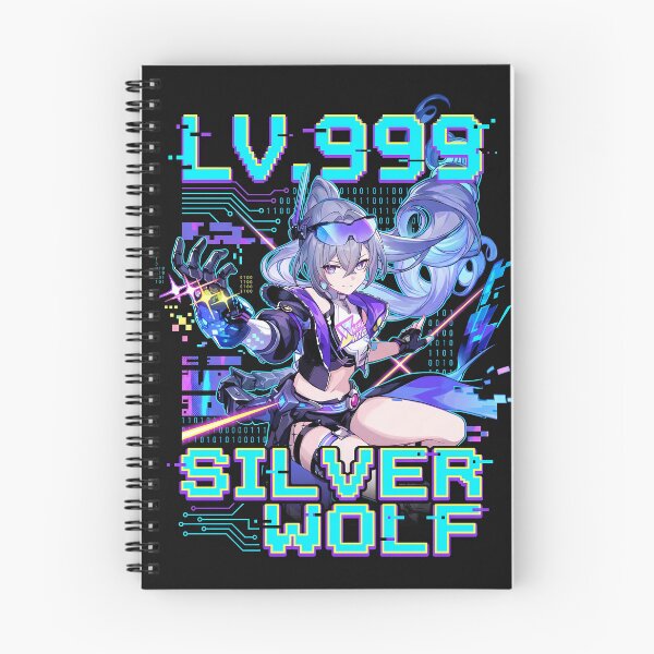 Artikelvorschau, HSR Silver Wolf Lv.999: Neon Purple Glitch Queen entworfen und verkauft von Senpaiwaves.