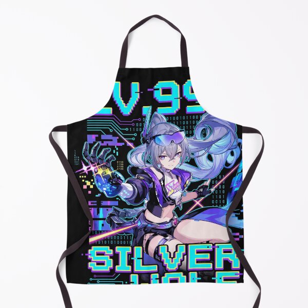 Item preview, HSR Silver Wolf Lv.999: Neon Purple Glitch Queen designed and sold by Senpaiwaves.