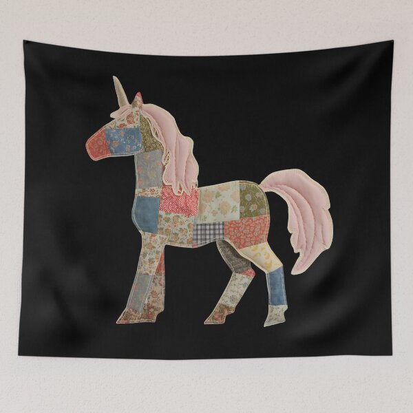 Item preview,  Patchwork unicorn designed and sold by uunaa.