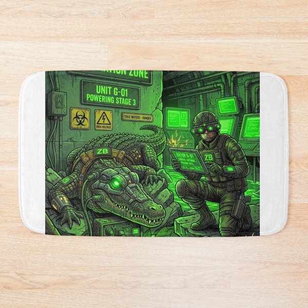 Item preview,  Radioactive Dragon - Neon Green Biohazard Logo designed and sold by TOCOCLAWS.