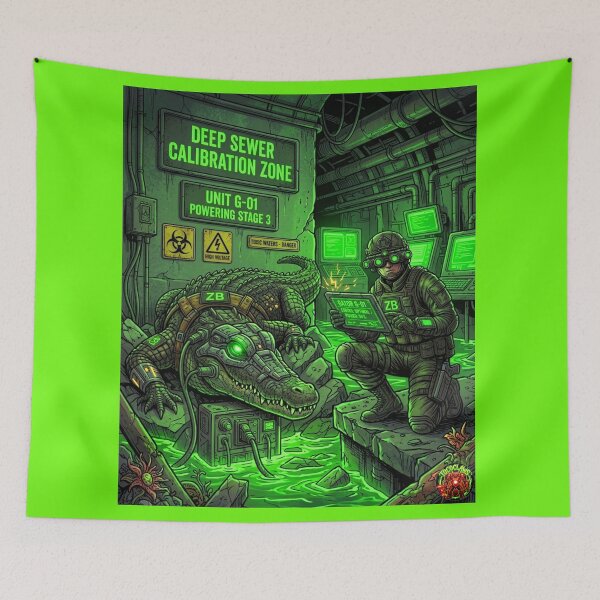 Item preview,  Radioactive Dragon - Neon Green Biohazard Logo designed and sold by TOCOCLAWS.