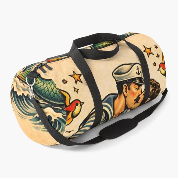 Item preview, Vintage Merman Tattoo  designed and sold by Leatherandsmoke.