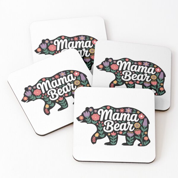 Item preview, Oso Mamá Floral Boho Lindo Oso Regalo para Mamá Día de la Madre Diseño de Oso con Flores Silvestres designed and sold by teslego-store.