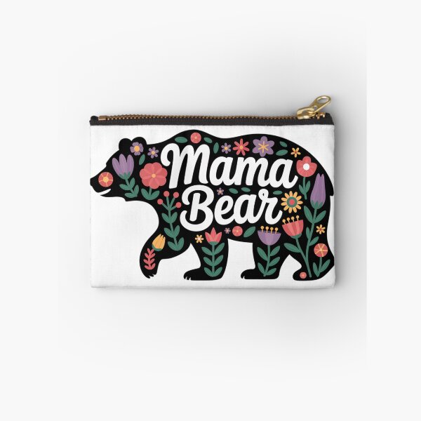Item preview, Mama Bear Floral Boho Cute Bear Mom Gift Mothers Day Wildflower Bear Design designed and sold by teslego-store.