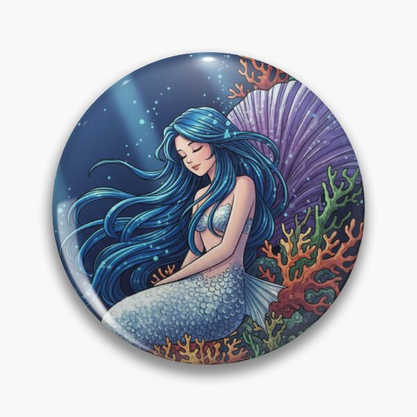Item preview, Mermaid of the Enchanted Reef designed and sold by HeyHas.