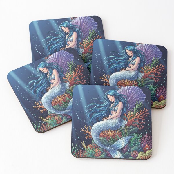 Item preview, Mermaid of the Enchanted Reef designed and sold by HeyHas.