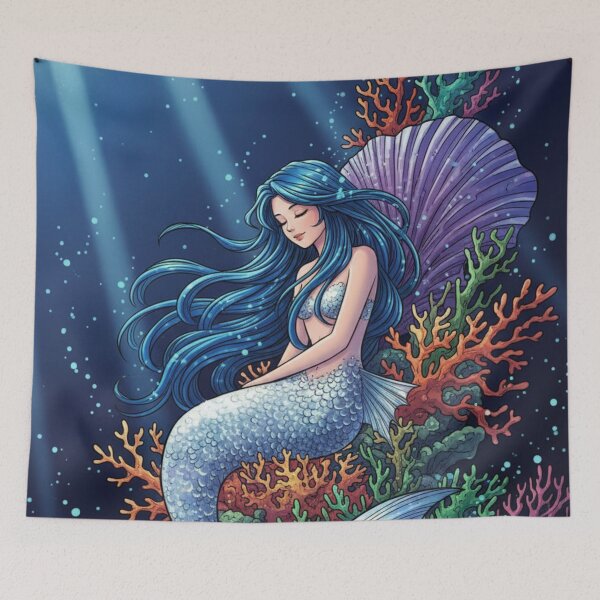 Item preview, Mermaid of the Enchanted Reef designed and sold by HeyHas.