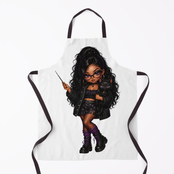 Item preview, Enchanted Witchy Chibi Girl designed and sold by MoonSpeaksTV.