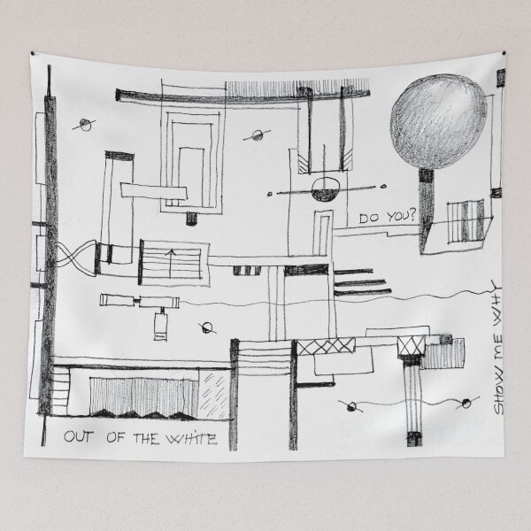 Item preview, out of the white. abstract. designed and sold by Tereza Pilar  Art.