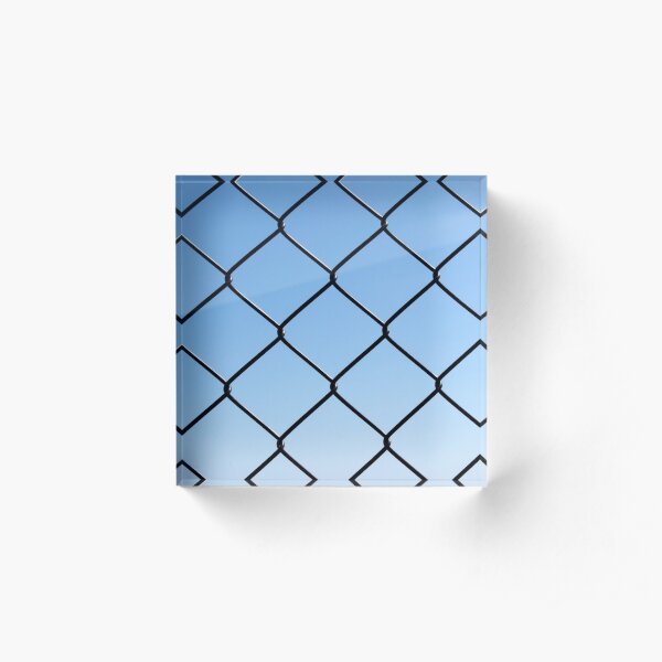 Diamond Netting Acrylic Block