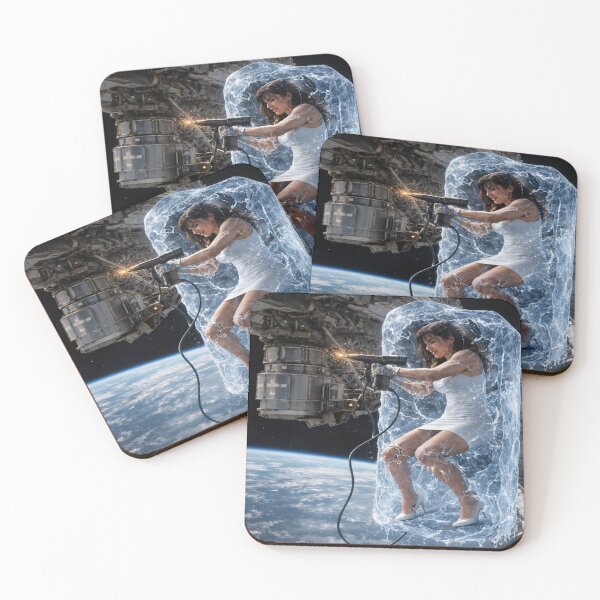 Item preview, Ice-Bound Woman Working in Orbit designed and sold by SkirtOnTheMoon.