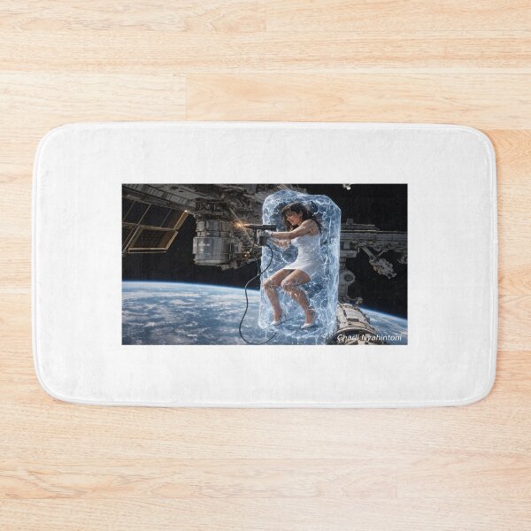 Item preview, Ice-Bound Woman Working in Orbit designed and sold by SkirtOnTheMoon.