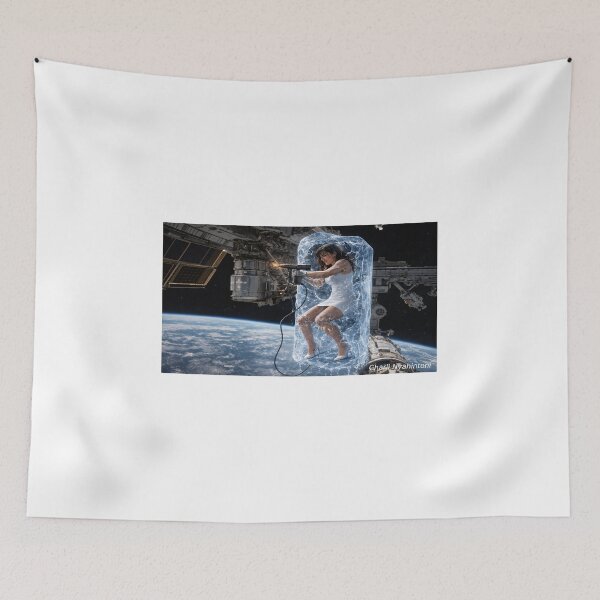 Item preview, Ice-Bound Woman Working in Orbit designed and sold by SkirtOnTheMoon.