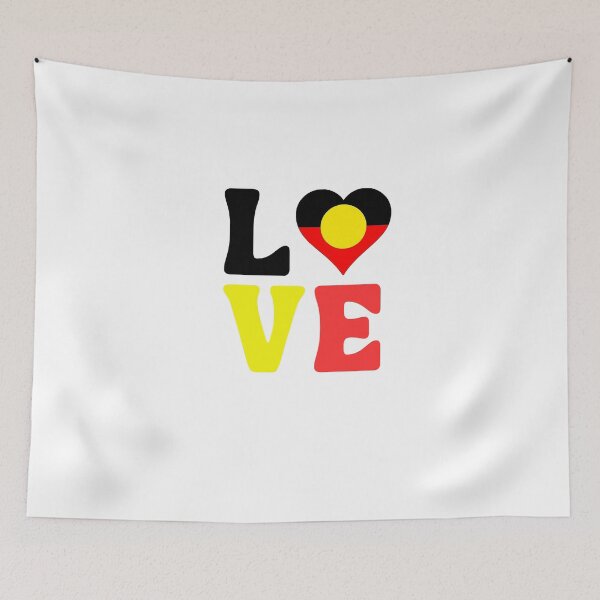 Item preview, Love Indigenous Australia T-Shirt , Love Heart T-Shirt designed and sold by J4mgr3m4r.