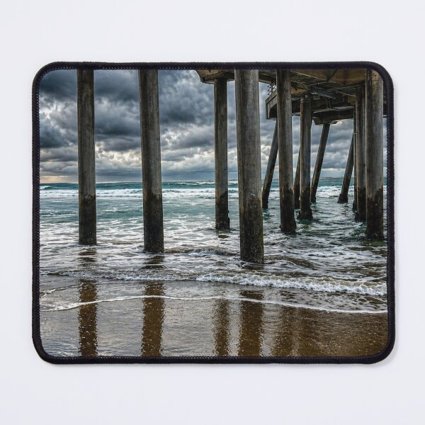 Item preview, Storm Beneath the Pier designed and sold by Kimberly Palmer.