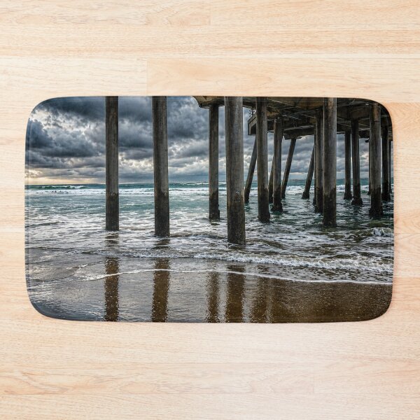 Item preview, Storm Beneath the Pier designed and sold by Kimberly Palmer.