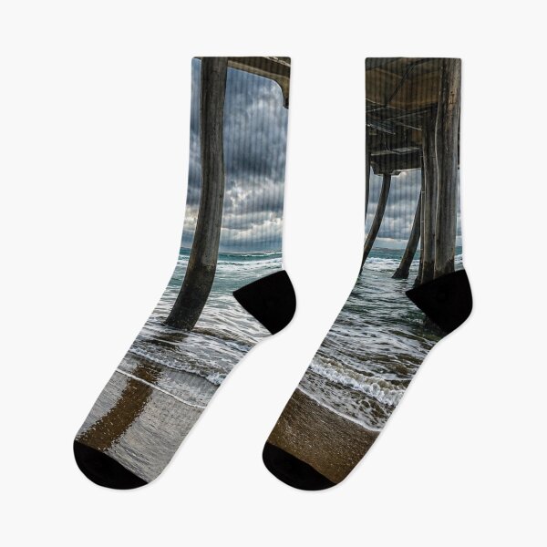 Item preview, Storm Beneath the Pier designed and sold by Kimberly Palmer.