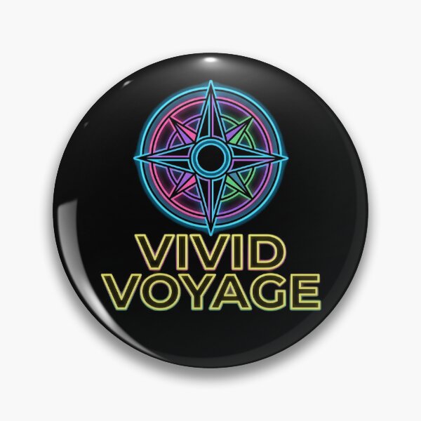 Artikelvorschau, Vivid Voyage Neon Compass Adventure entworfen und verkauft von PixelQ.