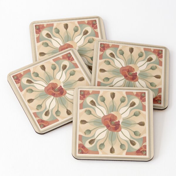Item preview, Poppy Mandala designed and sold by Lichtverlesen.