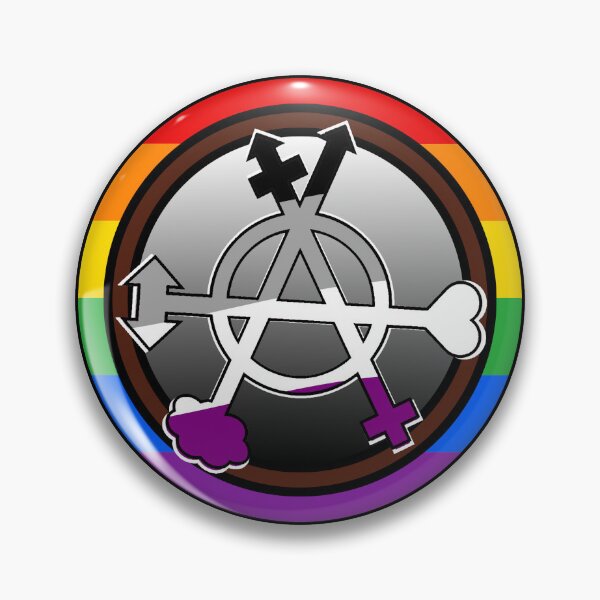 Item preview, Ace Gender Anarchy Symbol  designed and sold by dickensign.