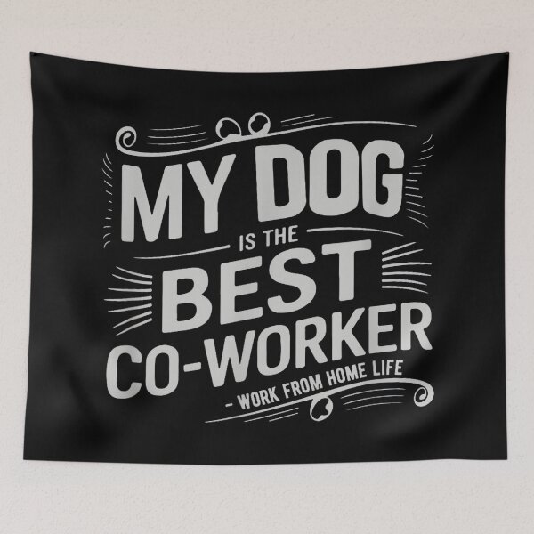 Item preview, Work From Home Office Cool Dog Is The Best Coworker Novelty designed and sold by MaryLReyes04.