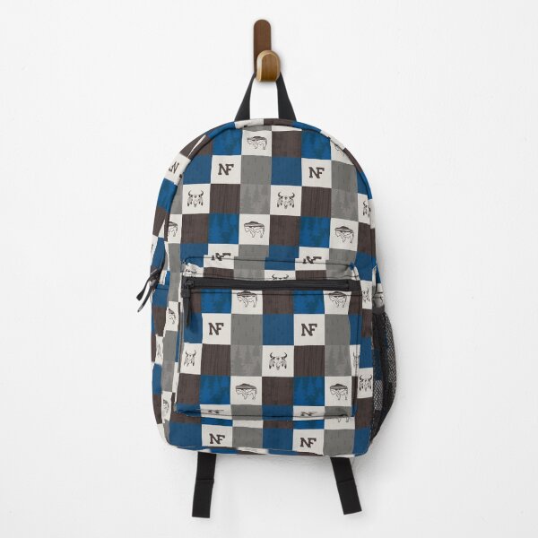 Item preview, Camp New Fork Patchwork - Navy & Brown designed and sold by tjdayley.