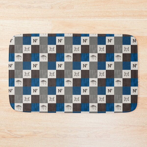 Item preview, Camp New Fork Patchwork - Navy & Brown designed and sold by tjdayley.