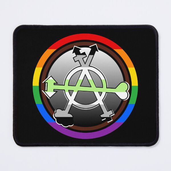 Item preview, Agender Gender Anarchy Symbol designed and sold by dickensign.