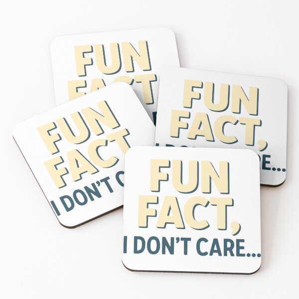 Item preview, Fun Fact, I Don't Care designed and sold by Inappropriate Ink.