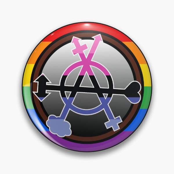 Item preview, Omnisexual Gender Anarchy Symbol  designed and sold by dickensign.