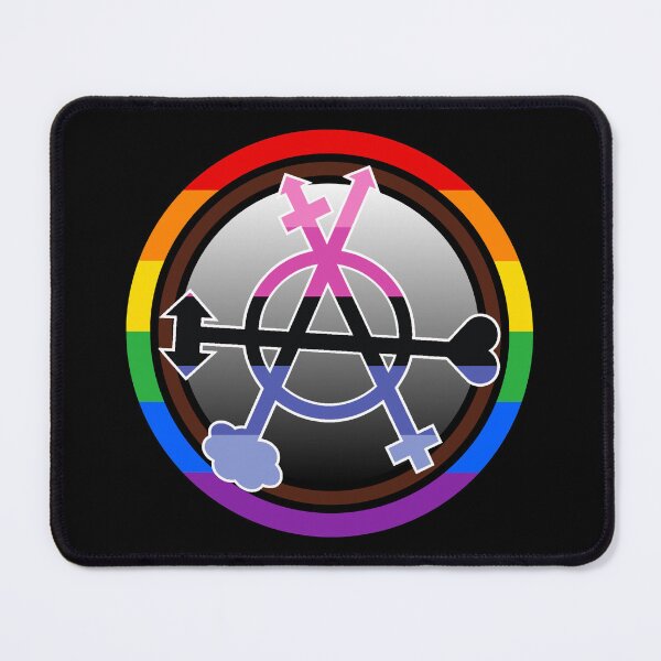 Item preview, Omnisexual Gender Anarchy Symbol  designed and sold by dickensign.