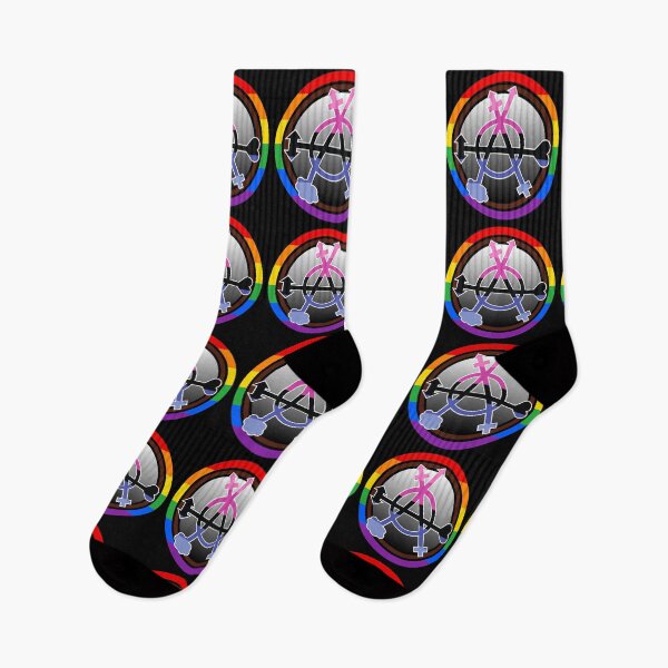 Item preview, Omnisexual Gender Anarchy Symbol  designed and sold by dickensign.