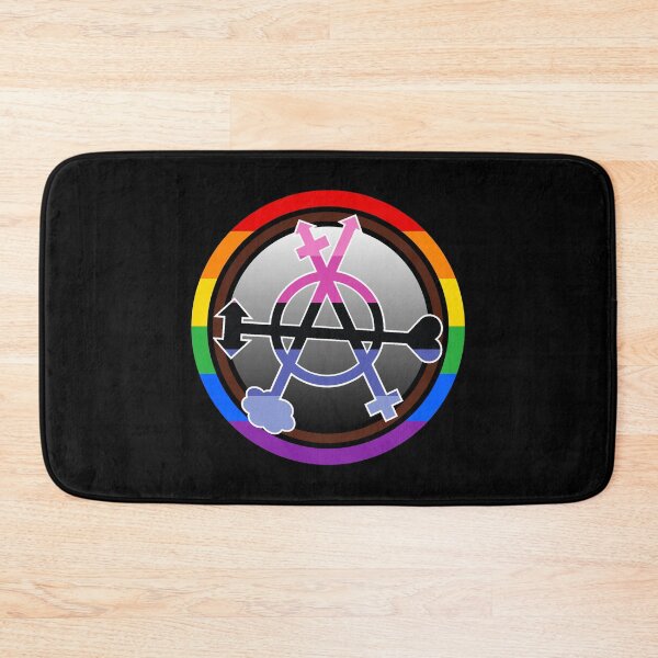 Item preview, Omnisexual Gender Anarchy Symbol  designed and sold by dickensign.
