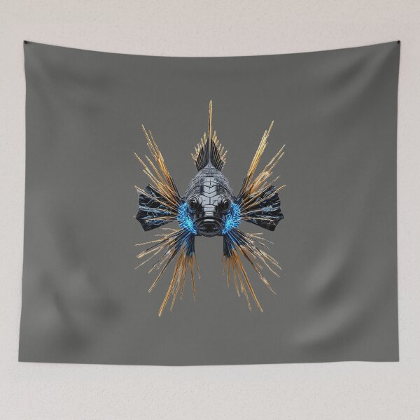 Item preview,  SILK & STONE | Cyber-Zen Edition: The Volt-Lionfish_ V_02 designed and sold by Shift-Bloom.