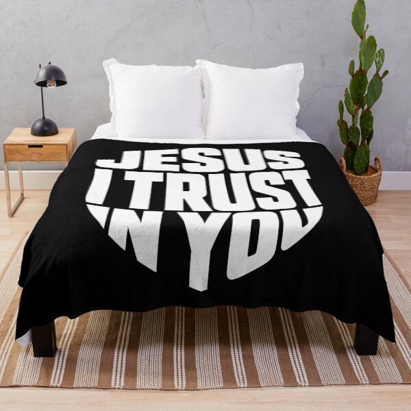 Item preview, Jesus I Trust In You – Catholic Shield Design designed and sold by AnnSign.