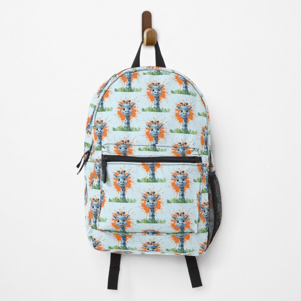 Item preview, cute blue giraffe designed and sold by KIDS-PRINTS.