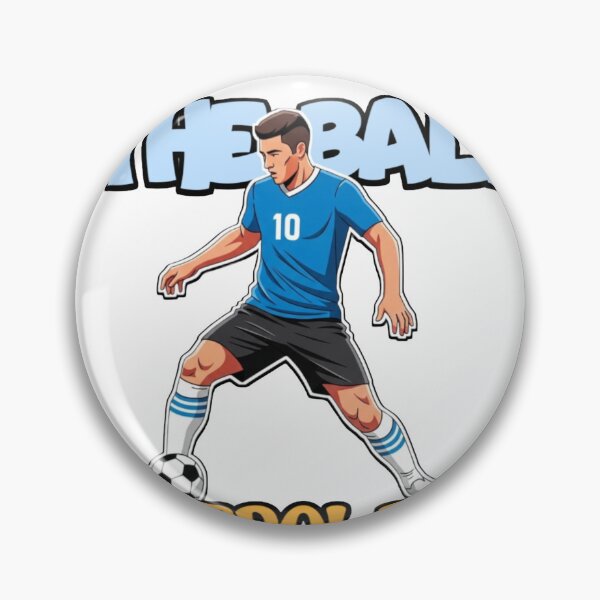 Item preview, The Ball Control Pose Soccer Player #10 Playmaker designed and sold by ArtdesignsA.