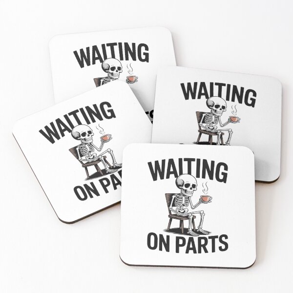 Item preview, Waiting On Parts — Skeleton Mechanic Coffee Shirt V18 designed and sold by DarylWelsh2024.