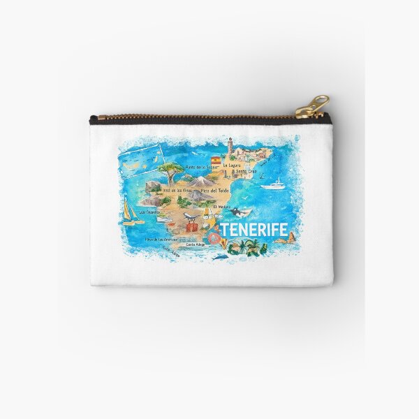 Item preview, Tenerife Canarias Spain Illustrated Map with Landmarks designed and sold by Bigeasy22441.