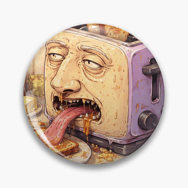 Item preview, Weird Toaster Face Drawing designed and sold by elvionyxx.
