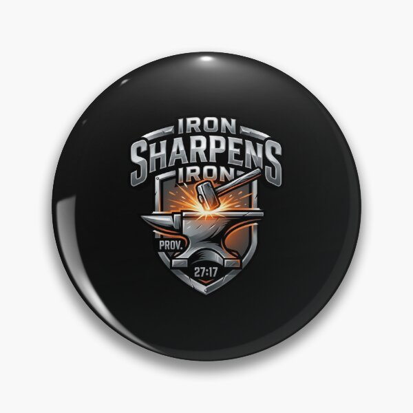 Item preview, Iron Sharpens Iron Anvil & Hammer Strength Graphic designed and sold by sudothongminh.