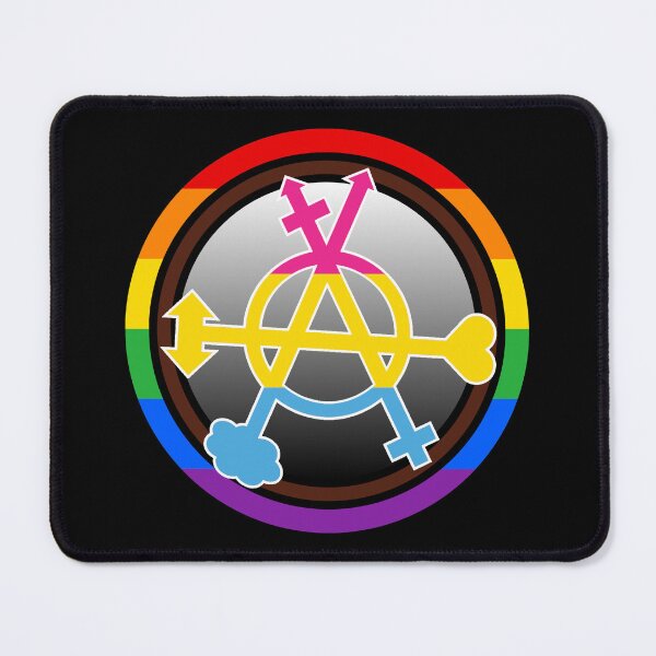 Item preview, Pansexual Gender Anarchy Symbol designed and sold by dickensign.