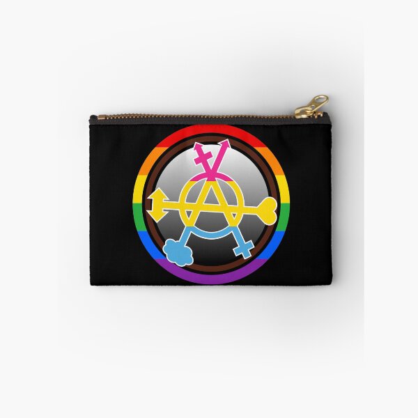 Item preview, Pansexual Gender Anarchy Symbol  designed and sold by dickensign.