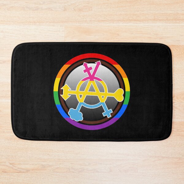 Item preview, Pansexual Gender Anarchy Symbol  designed and sold by dickensign.