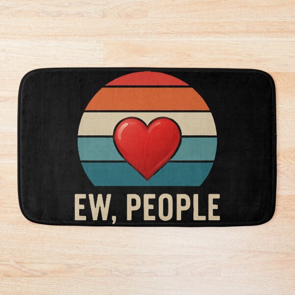 Item preview, Ew People Vintage Retro Funny Introvert Lover Anti Social Humor T-Shirt designed and sold by Negisandeep studio.
