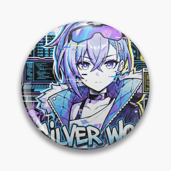 Item preview, Silver Wolf Lv.999: Reality Glitch Master designed and sold by Senpaiwaves.