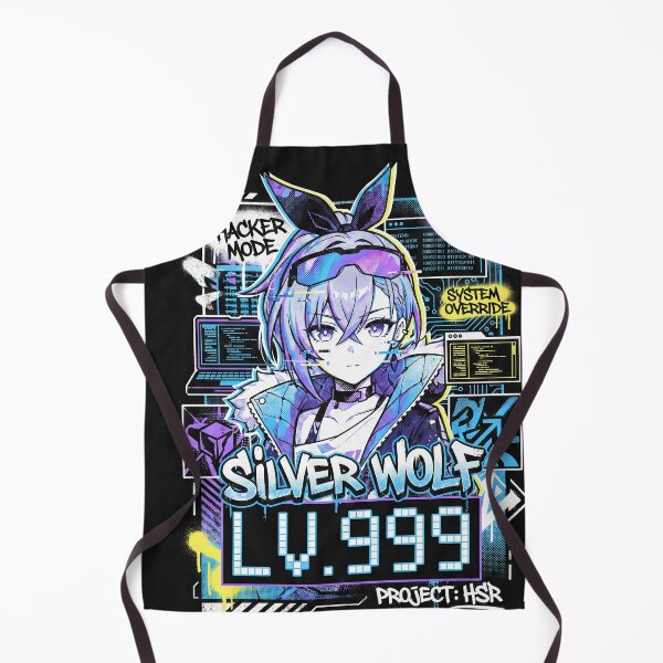 Item preview, Silver Wolf Lv.999: Reality Glitch Master designed and sold by Senpaiwaves.