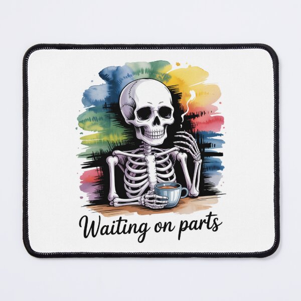 Item preview, Waiting On Parts — Skeleton Mechanic Coffee Shirt V19 designed and sold by DarylWelsh2024.