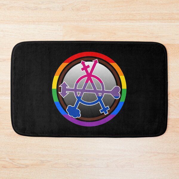 Item preview, Bisexual Gender Anarchy Symbol  designed and sold by dickensign.